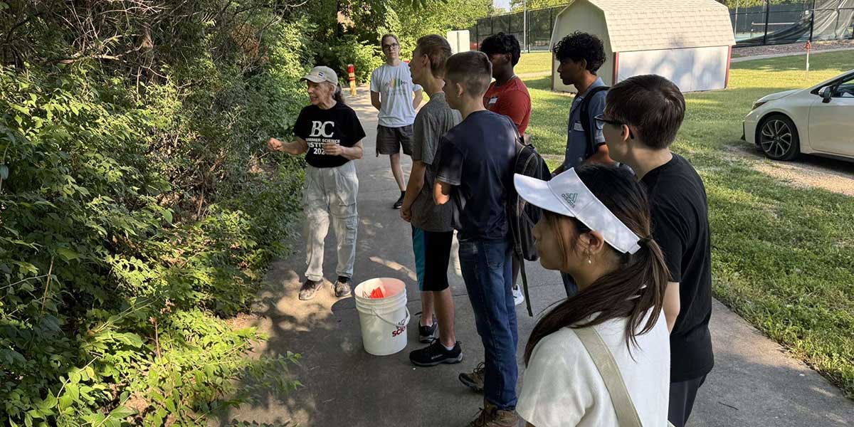 In-person students at the 2025 Bethel College Summer Science Institute