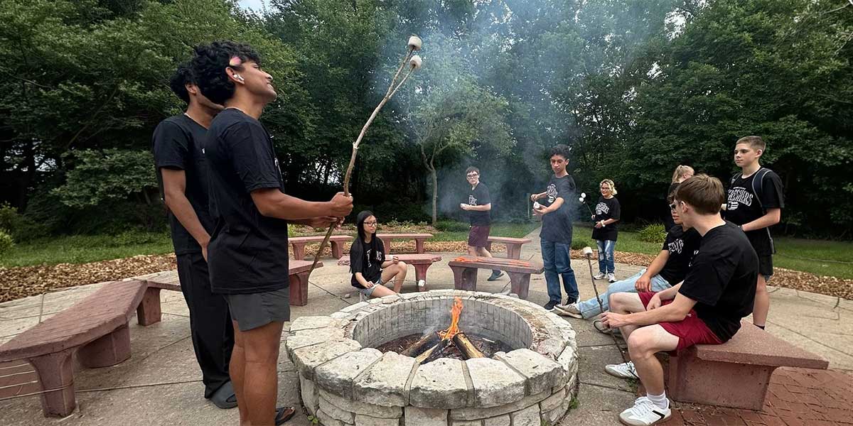 In-person students at the 2025 Bethel College Summer Science Institute
